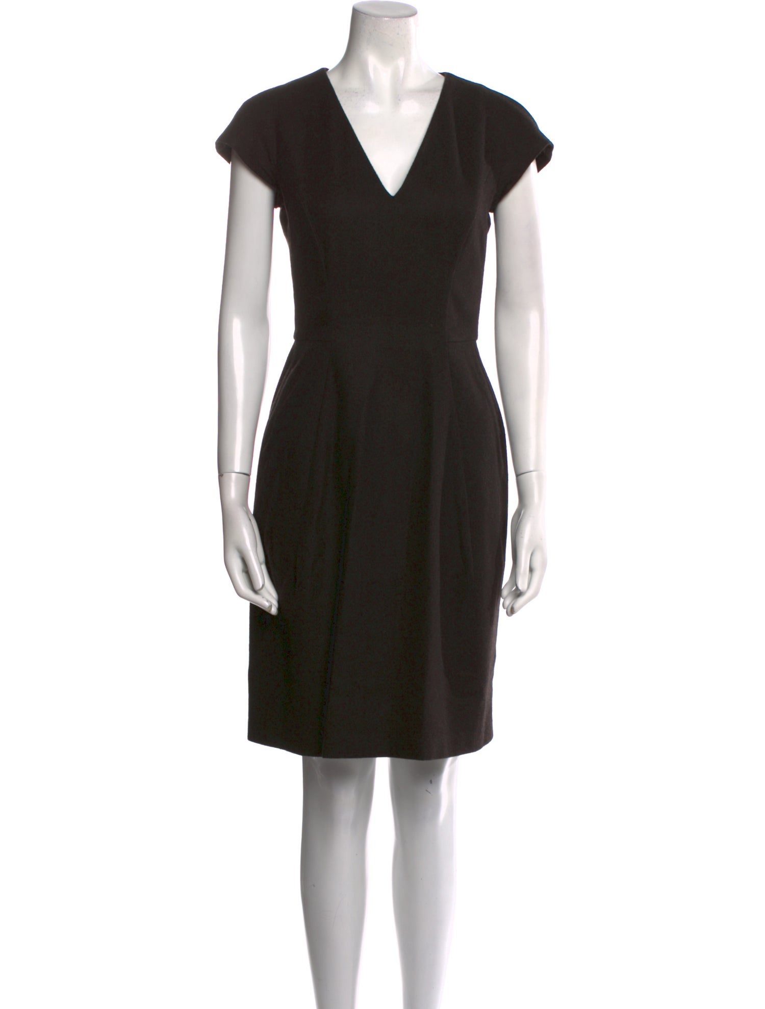 Yves Saint Laurent Cashmere Knee-Length Dress