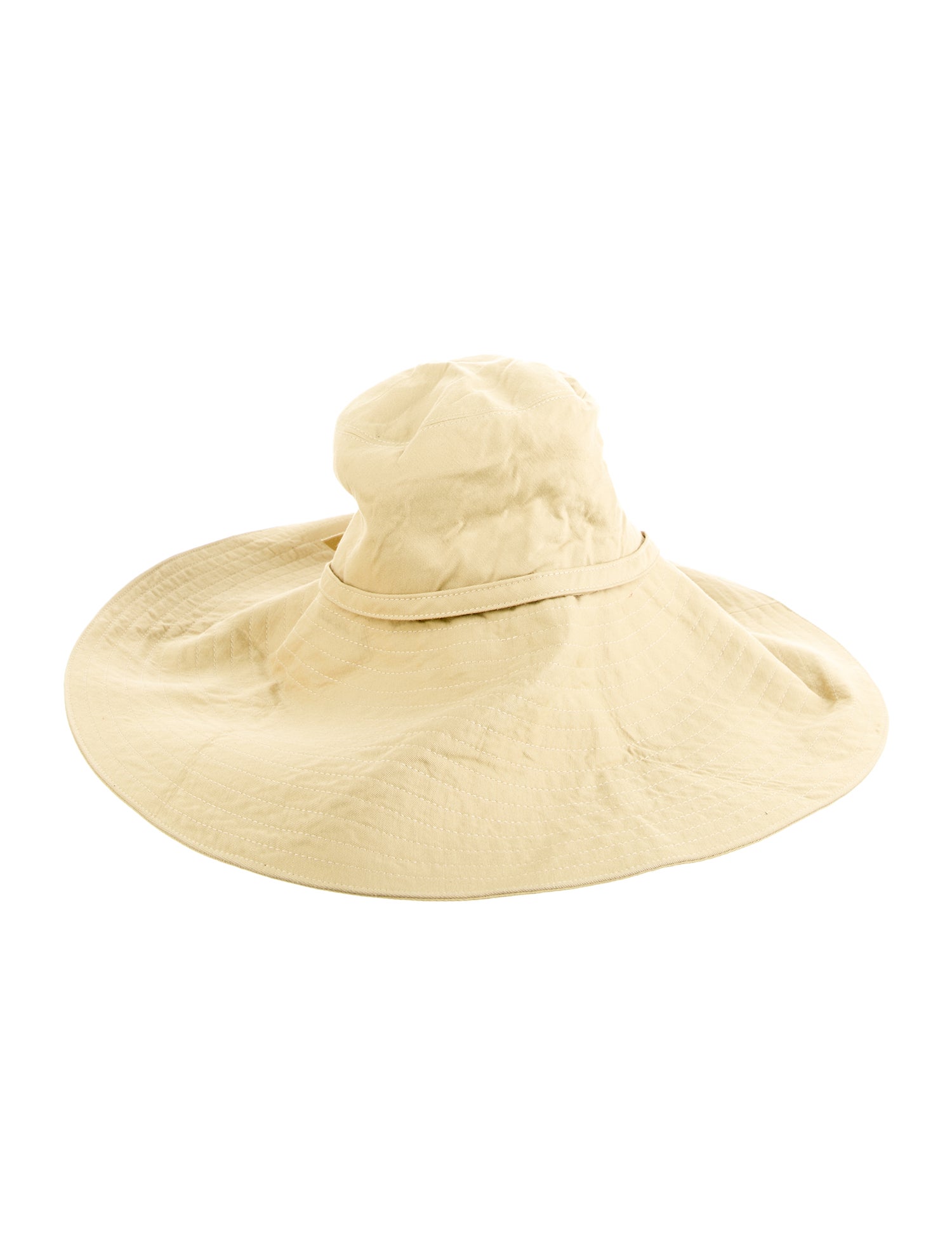 Yves Saint Laurent Rive Gauche Wide Brim Sun Hat
