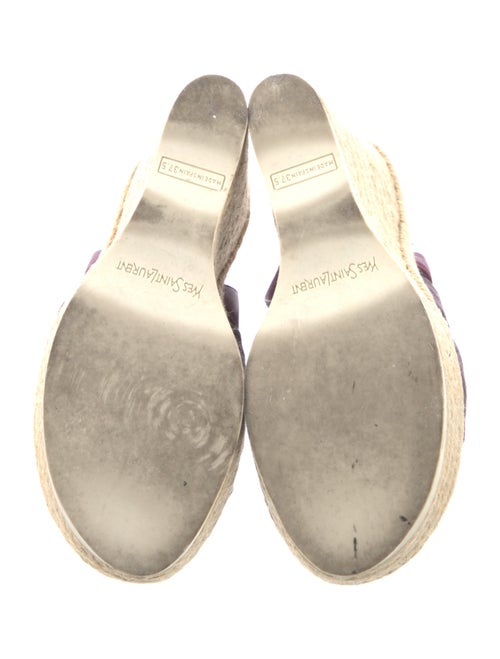 Yves Saint Laurent Leather Espadrilles