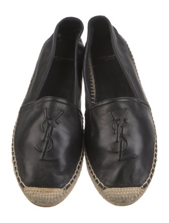 Yves Saint Laurent Leather Espadrilles