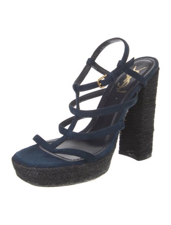 Yves Saint Laurent Suede Espadrilles