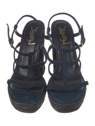 Yves Saint Laurent Suede Espadrilles