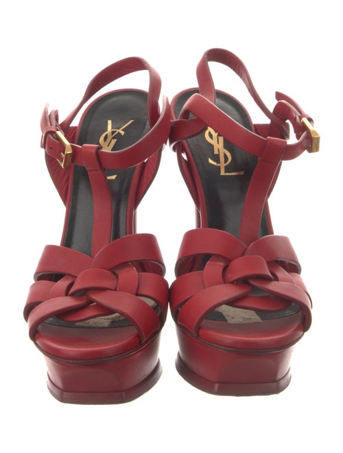 Yves Saint Laurent Leather T-Strap Pumps