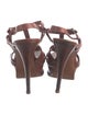 Yves Saint Laurent Leather T-Strap Sandals