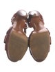 Yves Saint Laurent Leather T-Strap Sandals