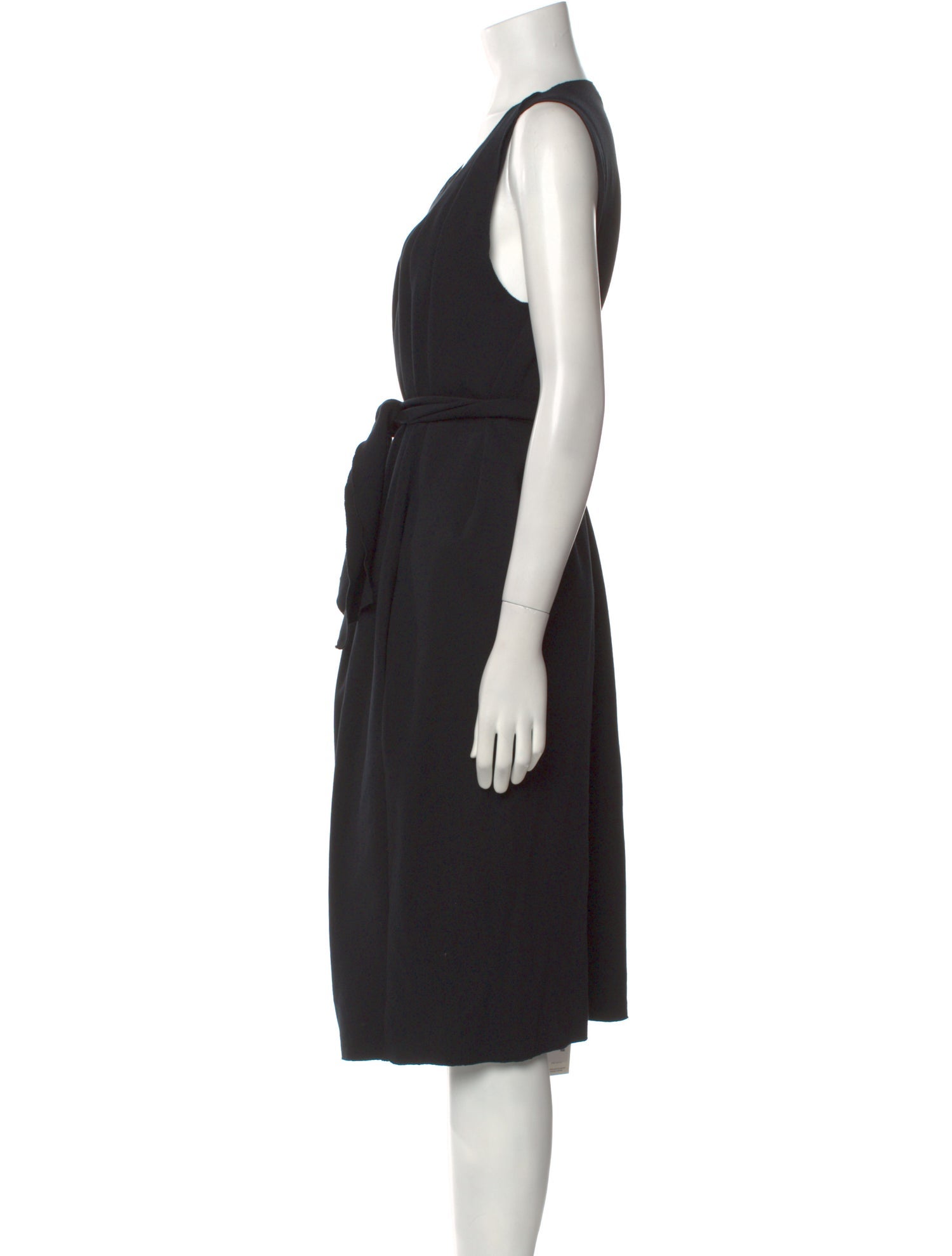 Yves Saint Laurent Silk Midi Length Dress