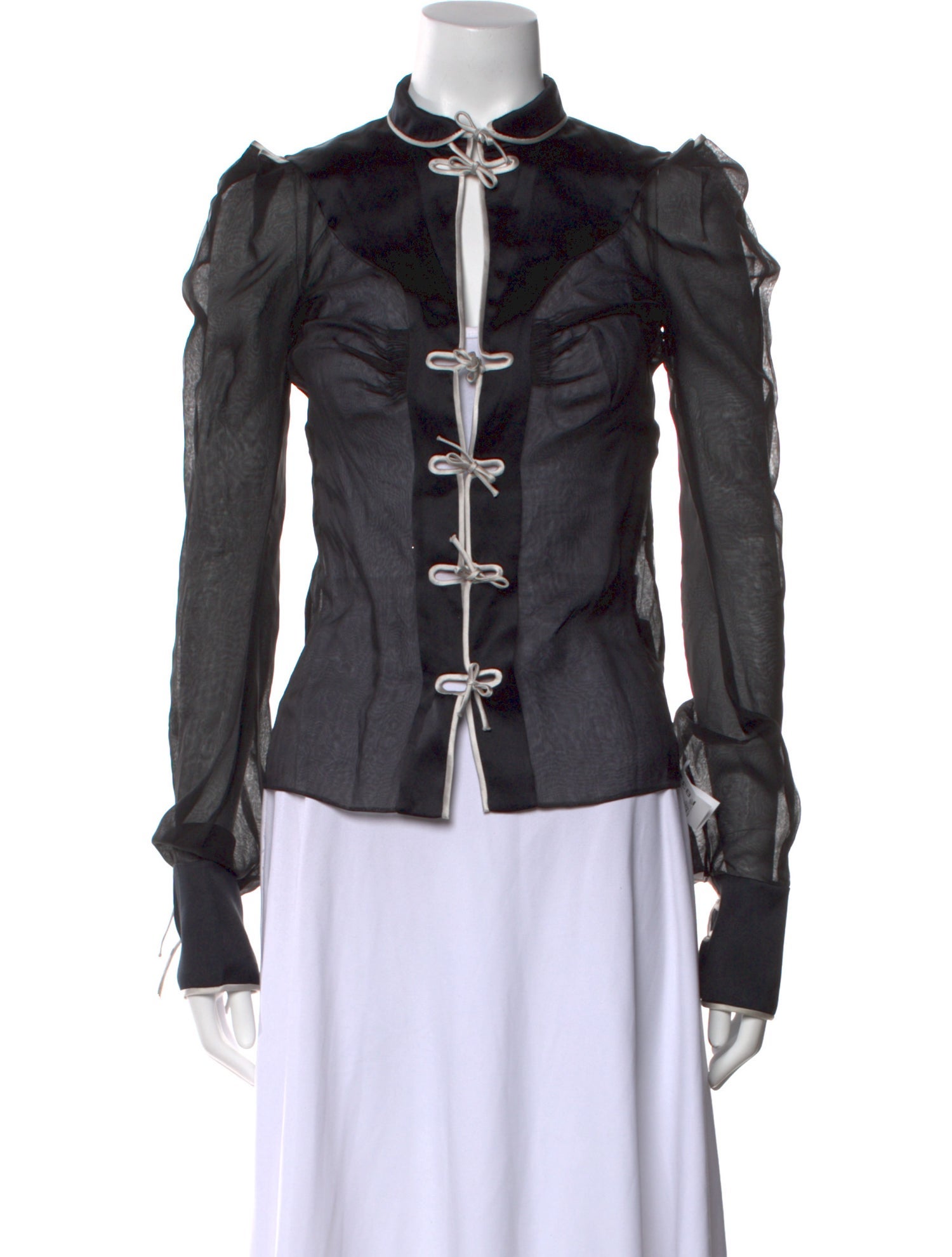Yves Saint Laurent Rive Gauche Vintage 2004 Button-Up Top