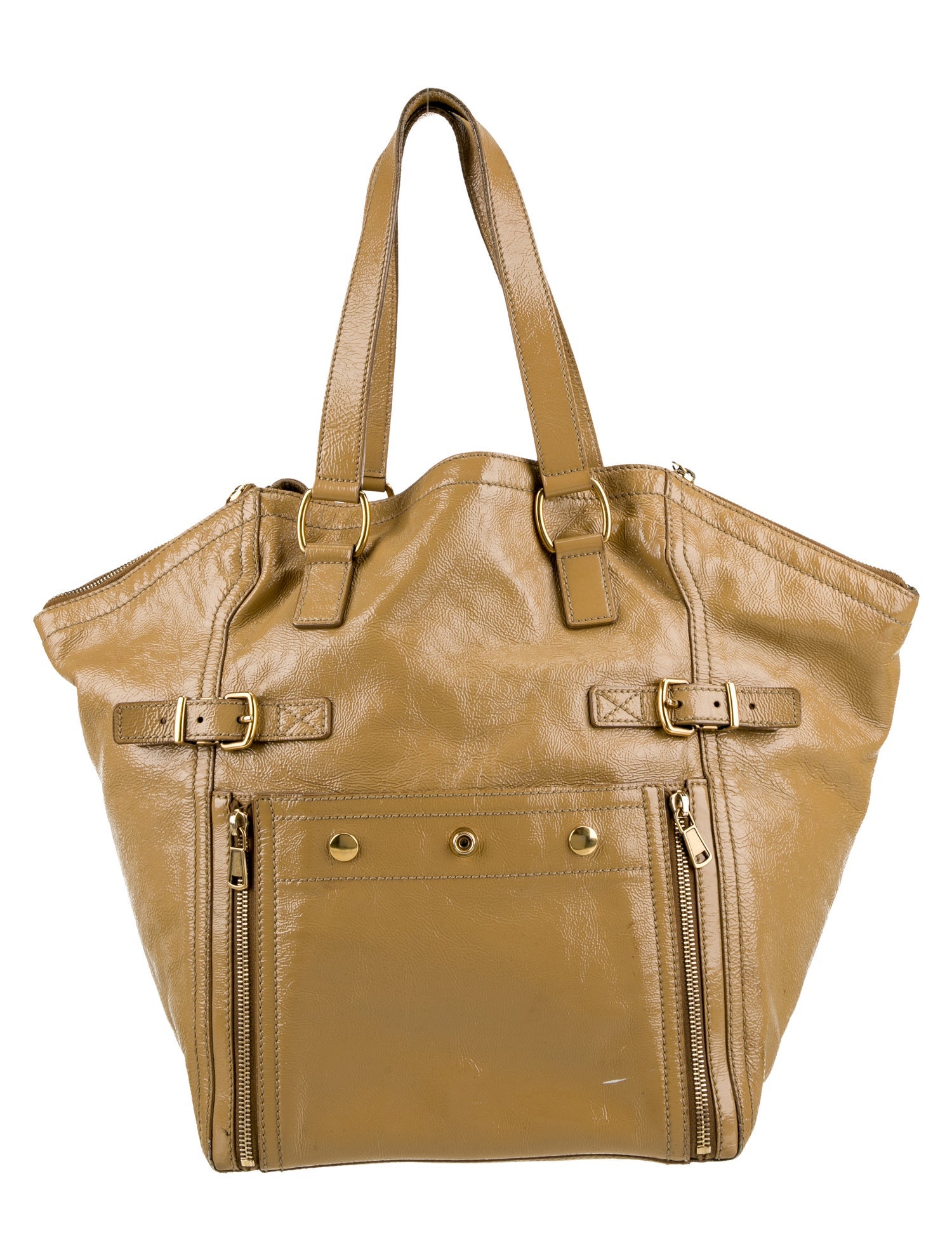 Yves Saint Laurent Rive Gauche Patent Leather Saint Laurent Downtown