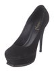Yves Saint Laurent Velvet Pumps