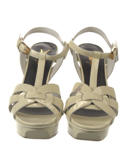 Saint Laurent Patent Leather Sandals