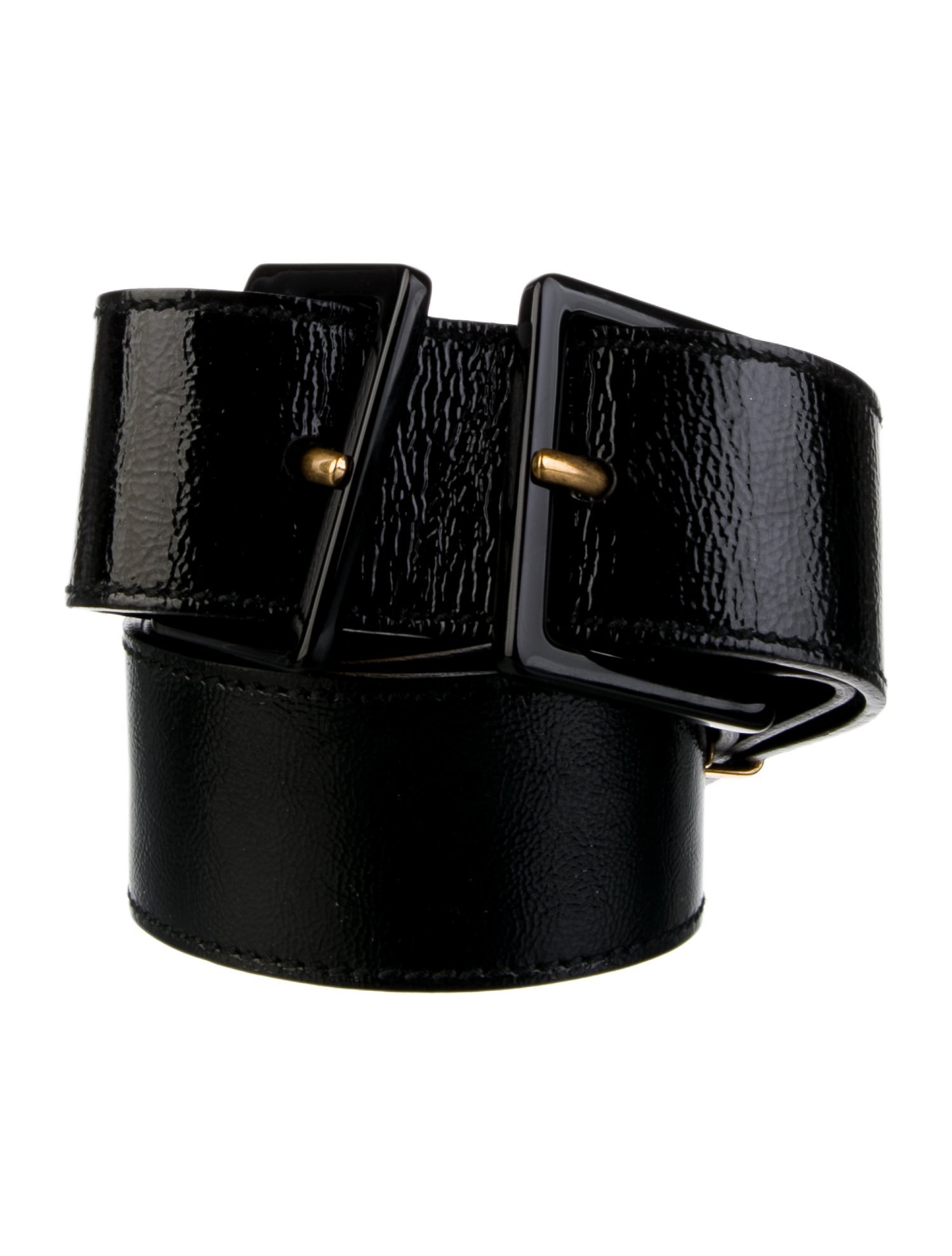 Yves Saint Laurent Patent Leather Belt