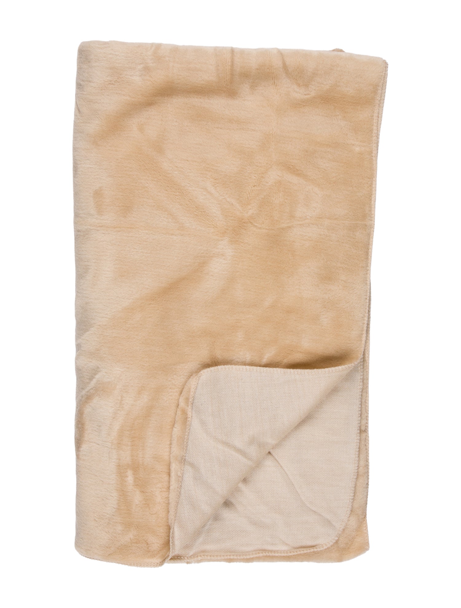 Yves Saint Laurent Vintage YSL Monogram Fleece Throw Blanket