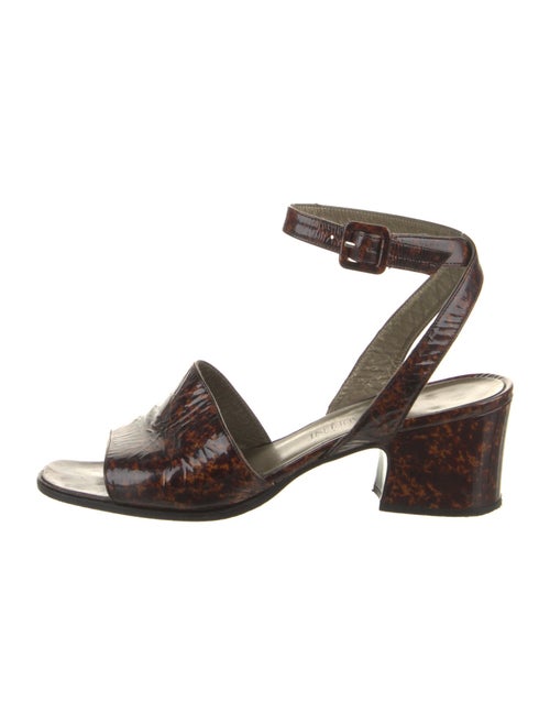 Yves Saint Laurent Patent Leather Sandals