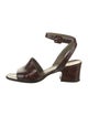Yves Saint Laurent Patent Leather Sandals