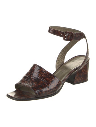 Yves Saint Laurent Patent Leather Sandals