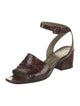 Yves Saint Laurent Patent Leather Sandals