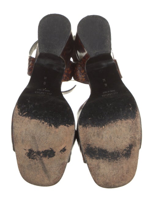 Yves Saint Laurent Patent Leather Sandals