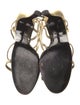 Yves Saint Laurent Leather T-Strap Sandals