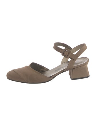 Yves Saint Laurent Jacquard Slingback Pumps