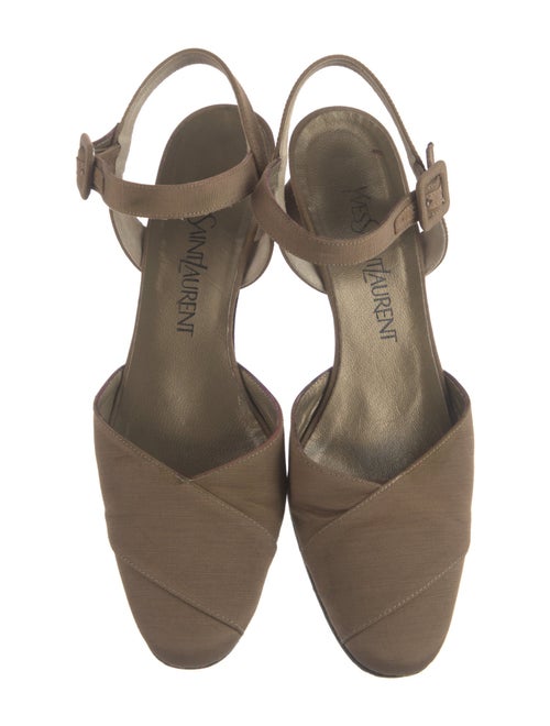 Yves Saint Laurent Jacquard Slingback Pumps