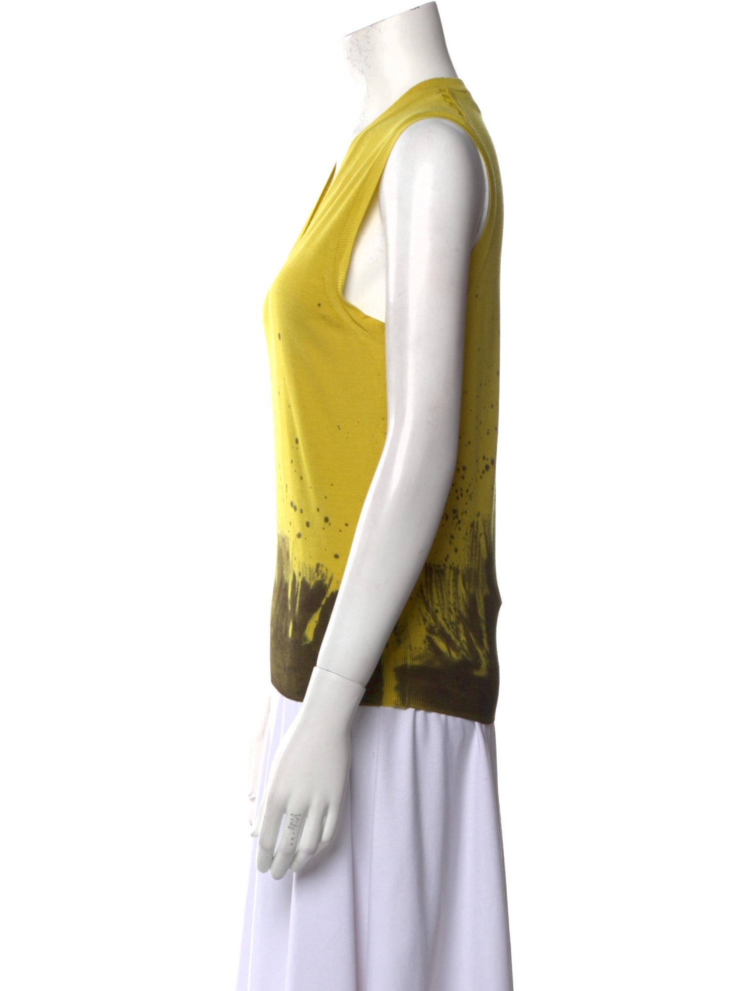 Yves Saint Laurent Wool Printed Top