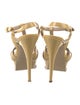 Yves Saint Laurent Patent Leather T-Strap Sandals