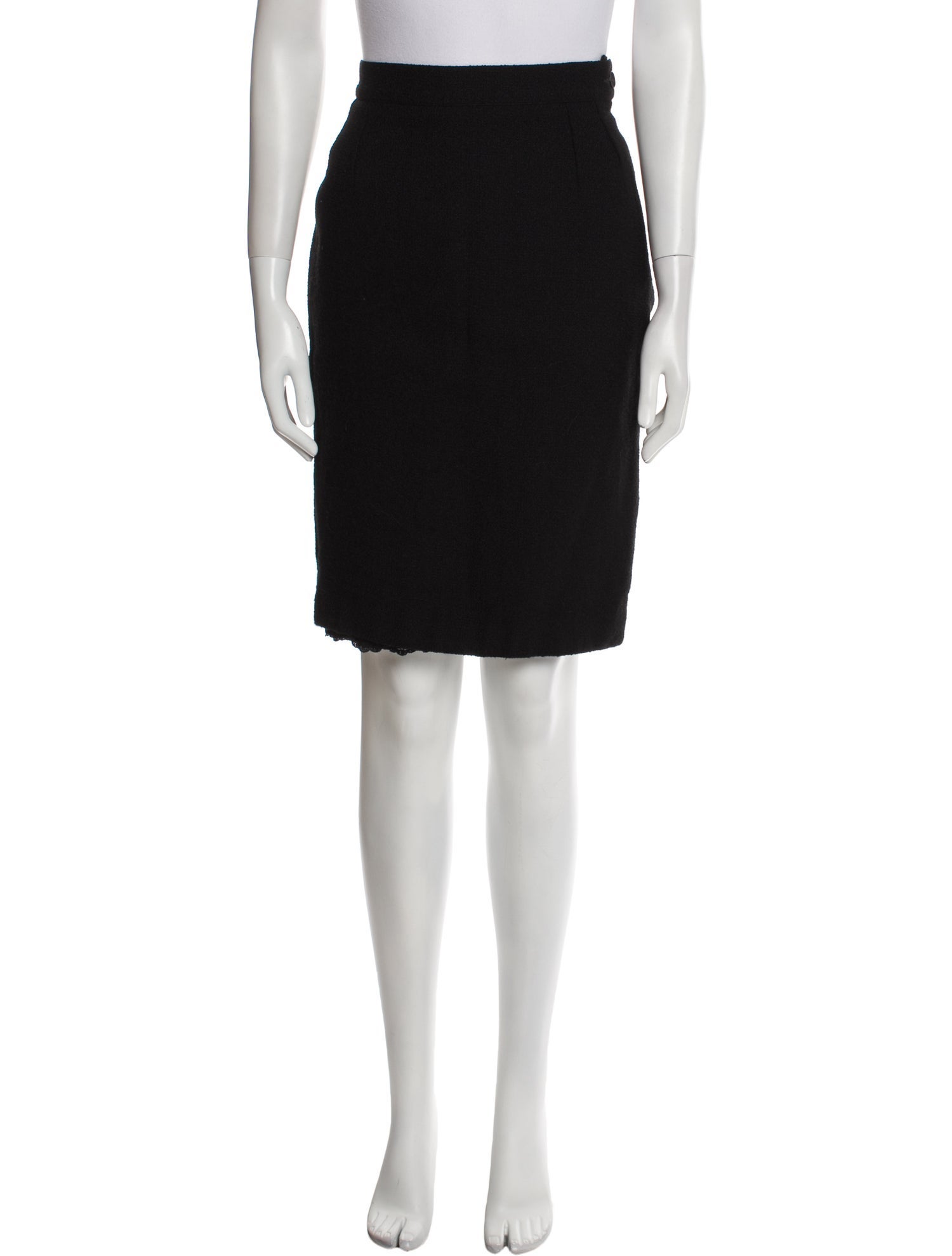 Yves Saint Laurent Wool Knee-Length Skirt