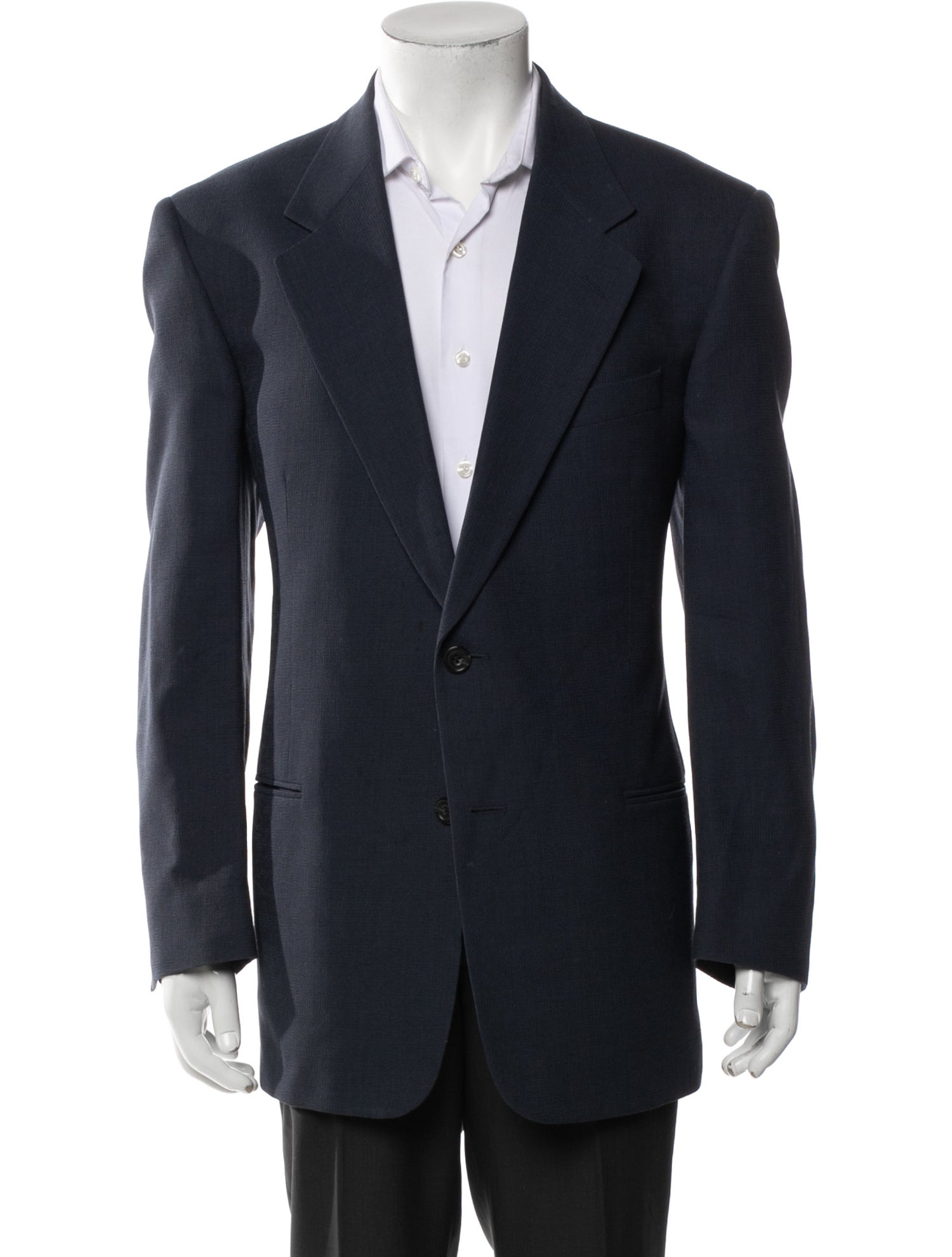 Yves Saint Laurent Wool Peacoat