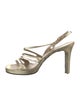 Yves Saint Laurent Leather Slingback Sandals