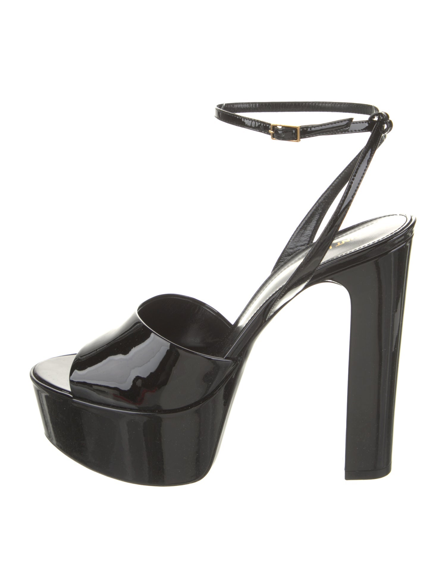 Saint Laurent Patent Leather Sandals