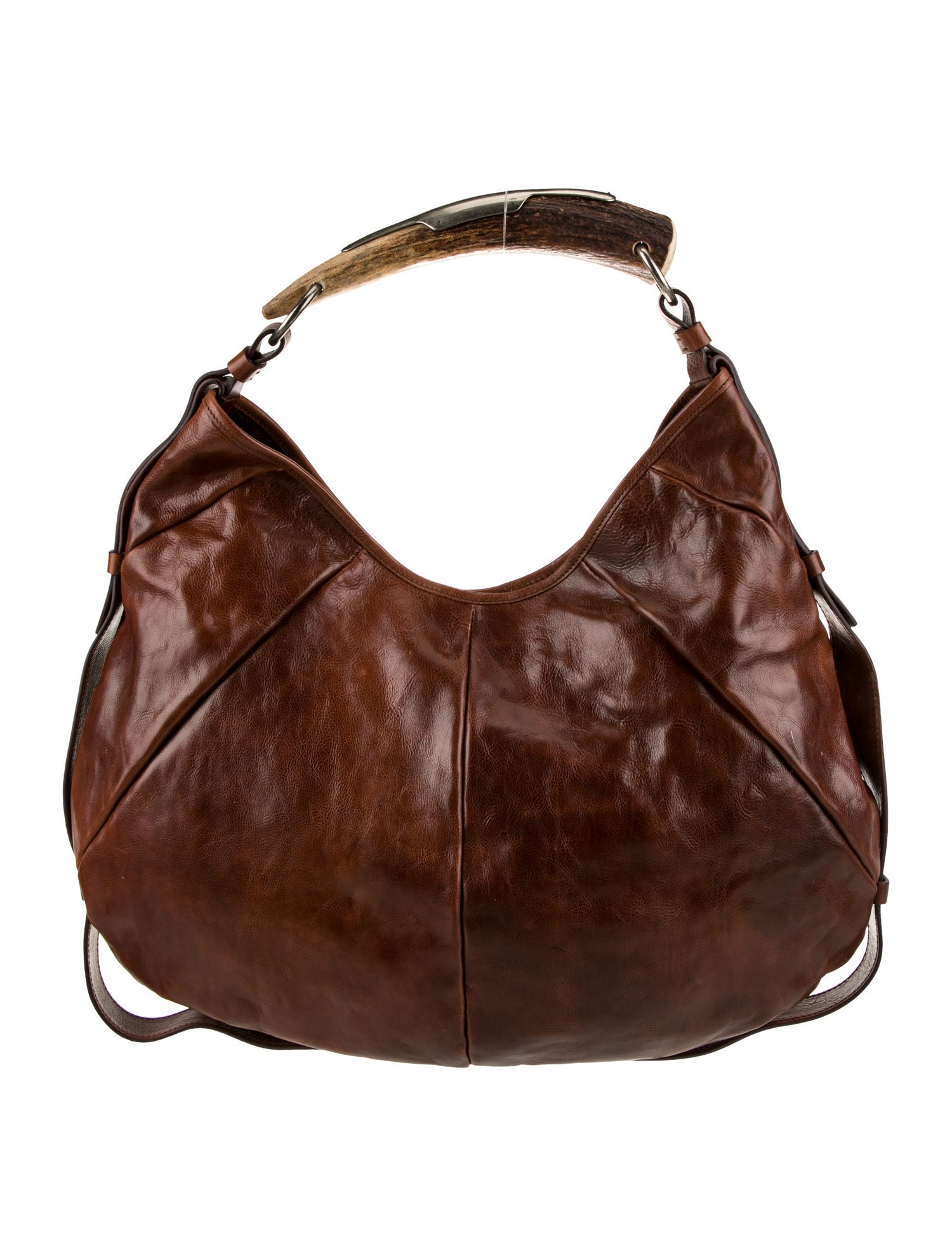 Yves Saint Laurent Rive Gauche Leather Shoulder Bag Vintage