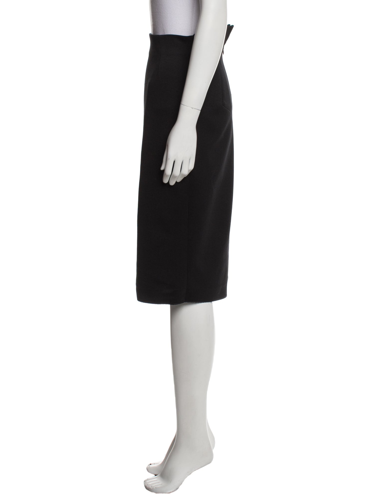 Yves Saint Laurent Wool Knee-Length Skirt