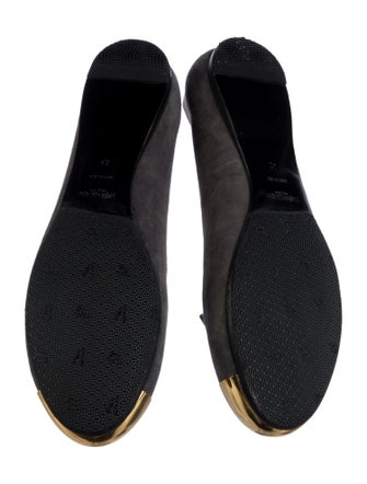Yves Saint Laurent Suede Flats