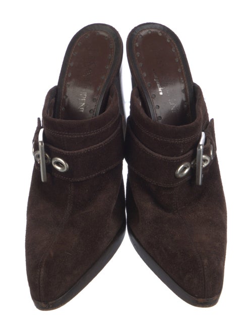 Yves Saint Laurent Suede Mules