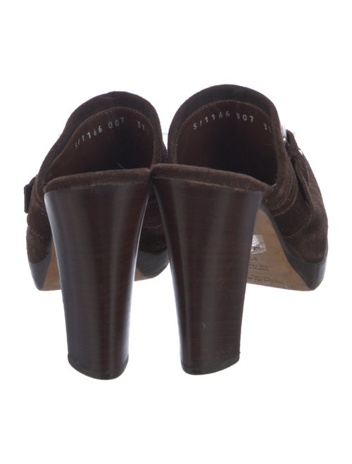 Yves Saint Laurent Suede Mules