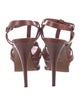 Yves Saint Laurent Leather T-Strap Sandals