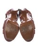 Yves Saint Laurent Leather T-Strap Sandals