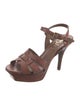 Yves Saint Laurent Leather Sandals