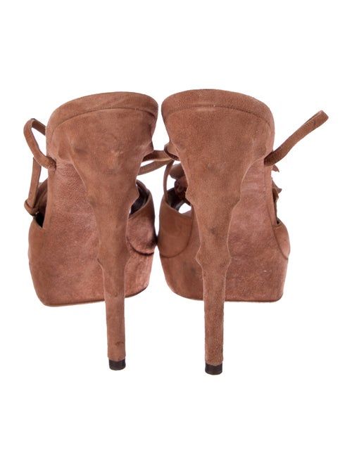 Yves Saint Laurent Suede Sandals