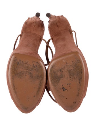 Yves Saint Laurent Suede Sandals