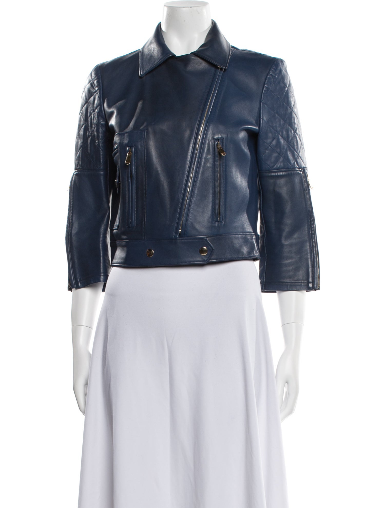 Yves Saint Laurent Leather Coat