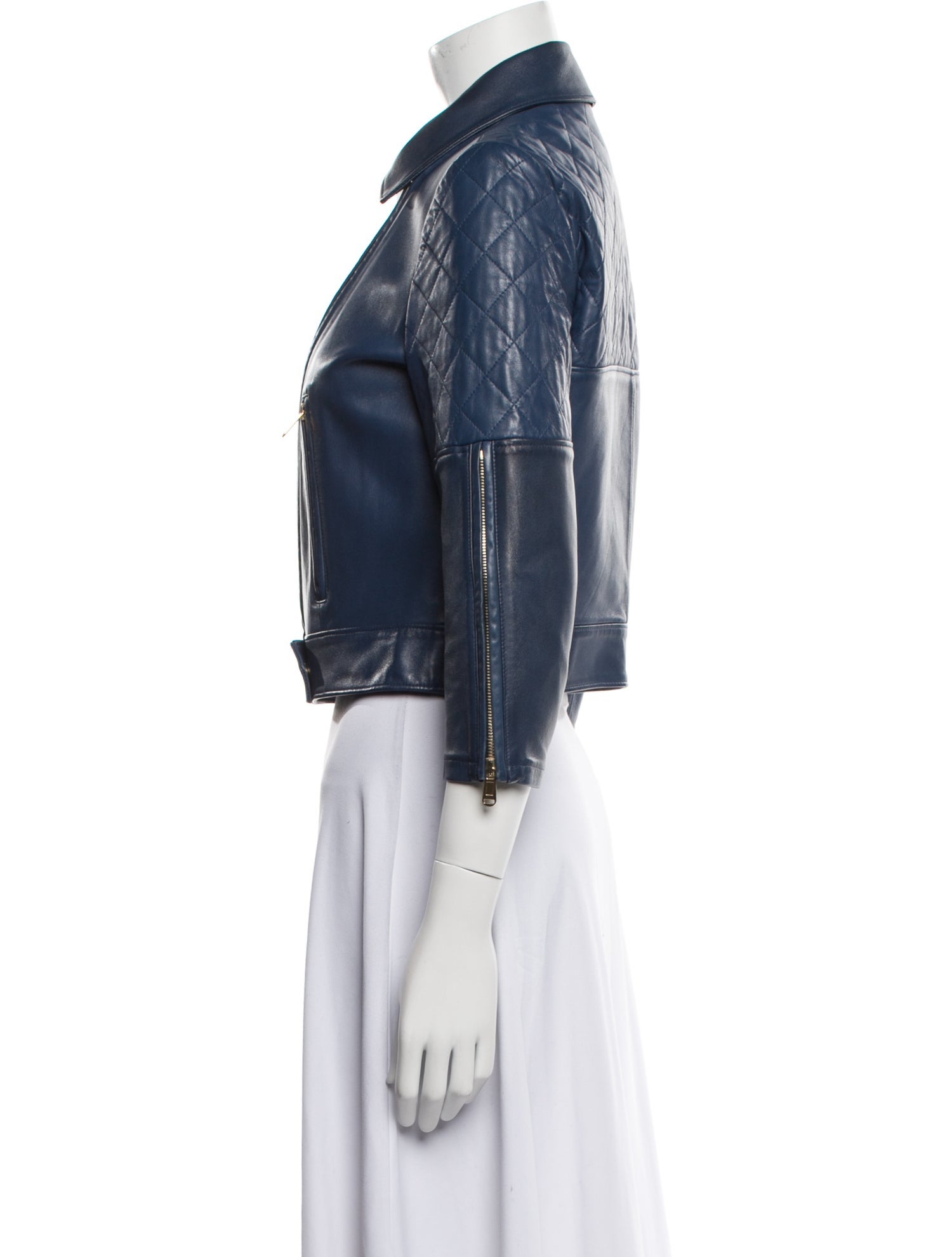 Yves Saint Laurent Leather Coat