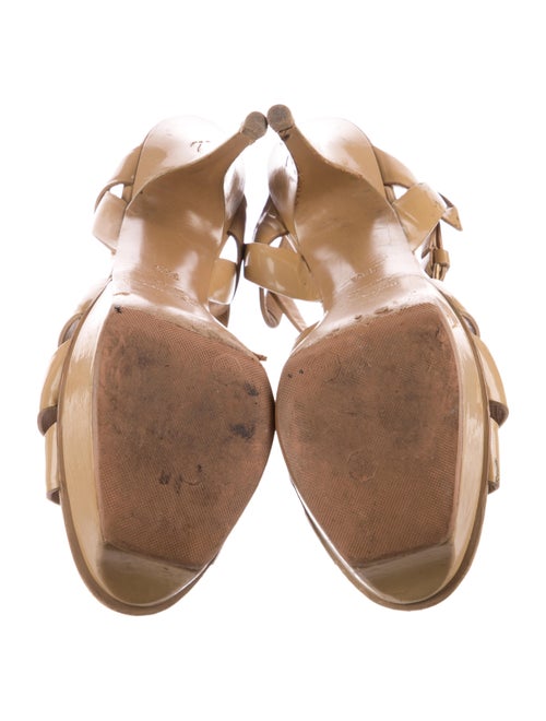 Yves Saint Laurent Patent Leather Sandals