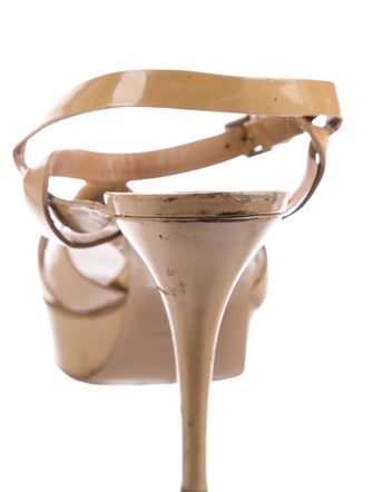 Yves Saint Laurent Patent Leather Sandals
