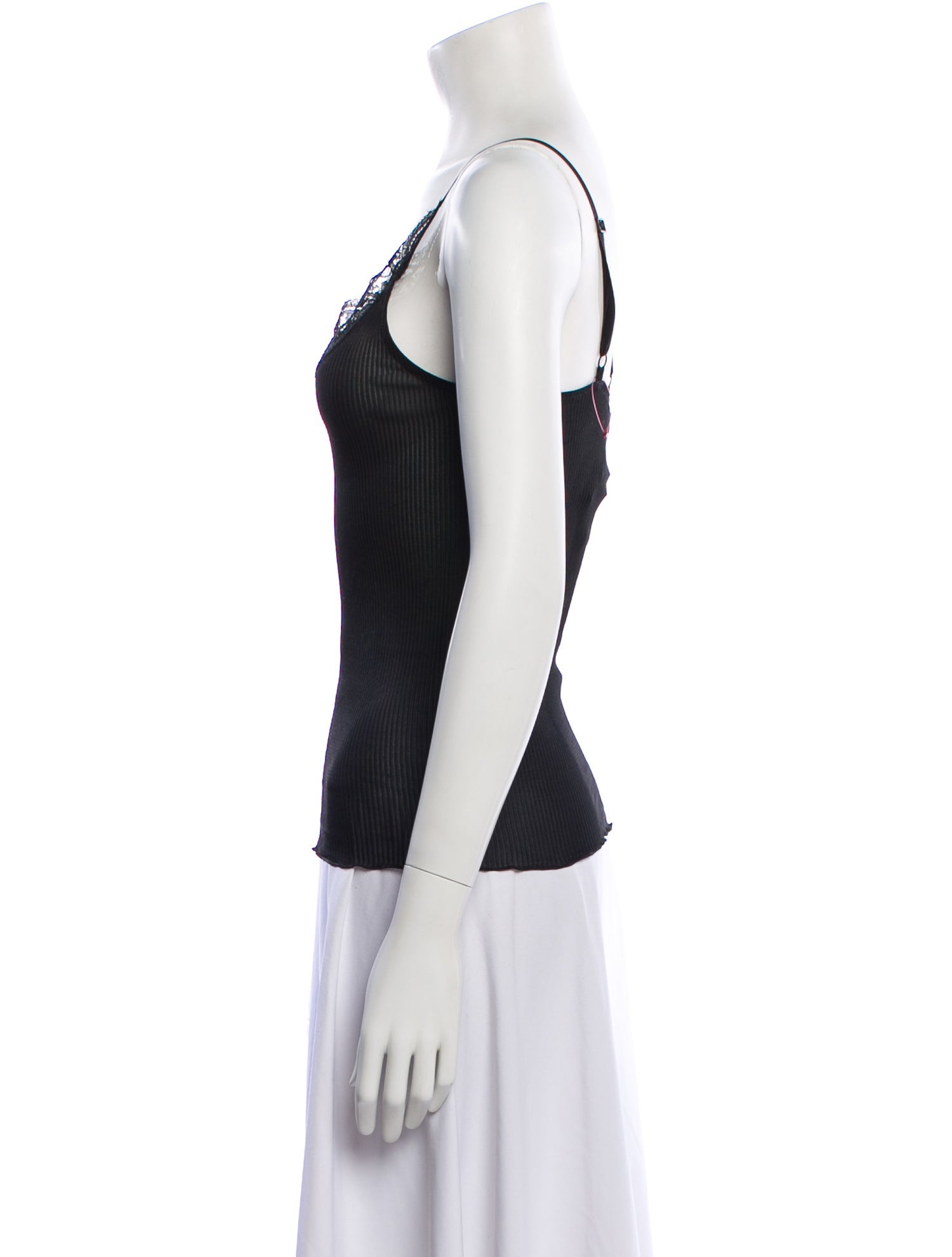 Yves Saint Laurent Silk V-Neck Top w/ Tags