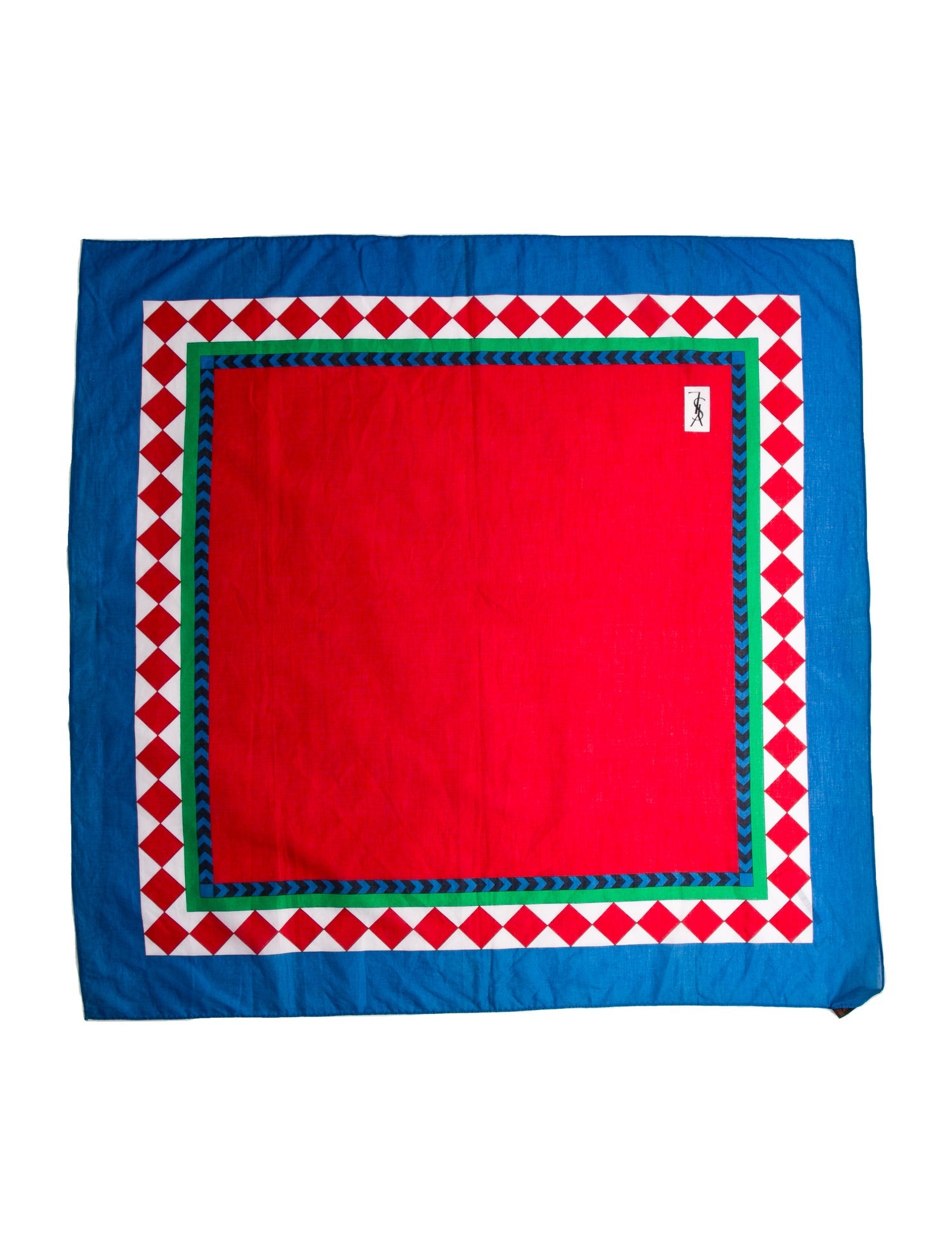 Yves Saint Laurent Vintage Printed Scarf