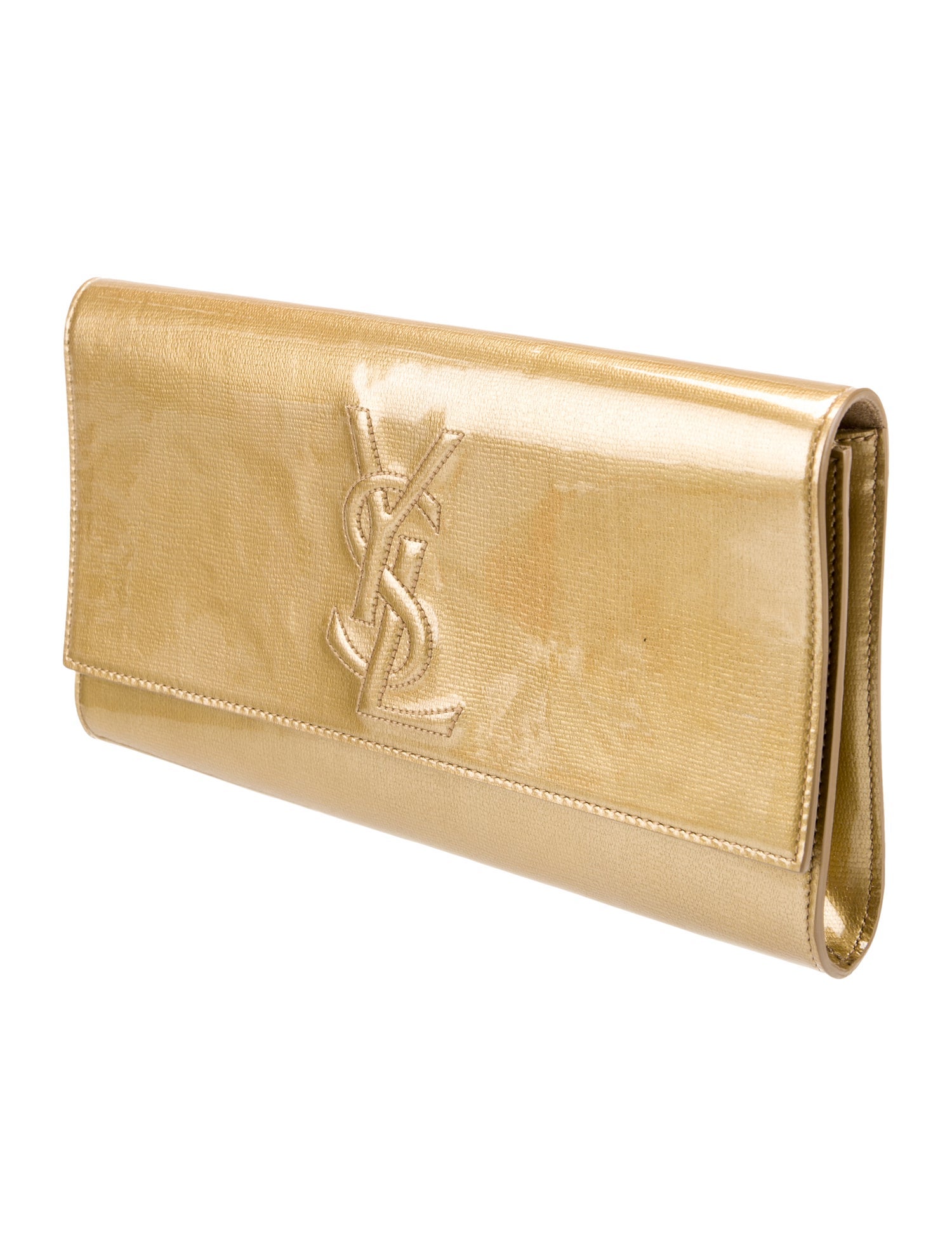 Yves Saint Laurent Leather Clutch