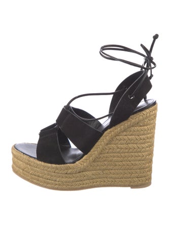 Yves Saint Laurent Suede Espadrilles