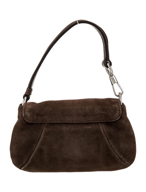 Yves Saint Laurent Suede Top Handle Bag