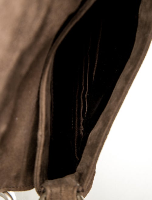 Yves Saint Laurent Suede Top Handle Bag